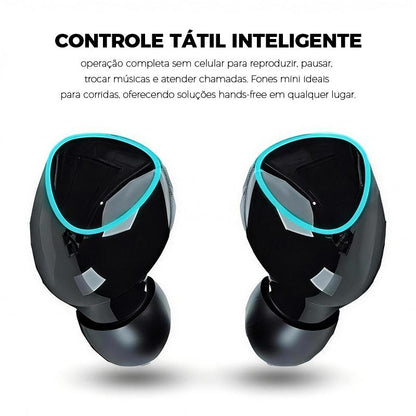 Fone de ouvido Bluetooth over-ear dobrável com microfone da Vapto