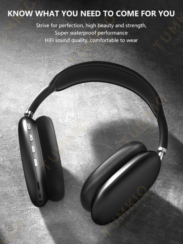 Fone de ouvido Bluetooth over-ear dobrável com subwoofer da Vapto