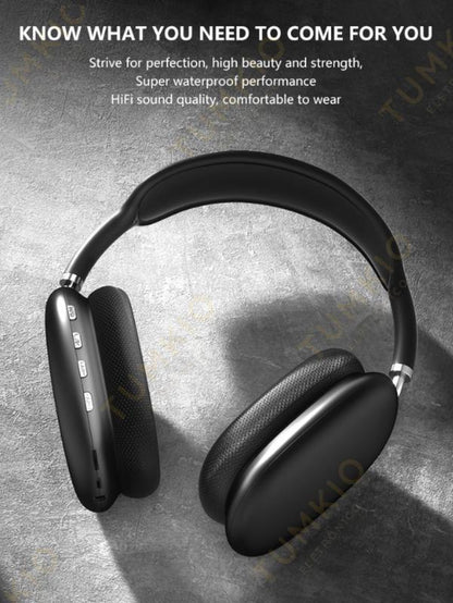 Fone de ouvido Bluetooth over-ear dobrável com subwoofer da Vapto