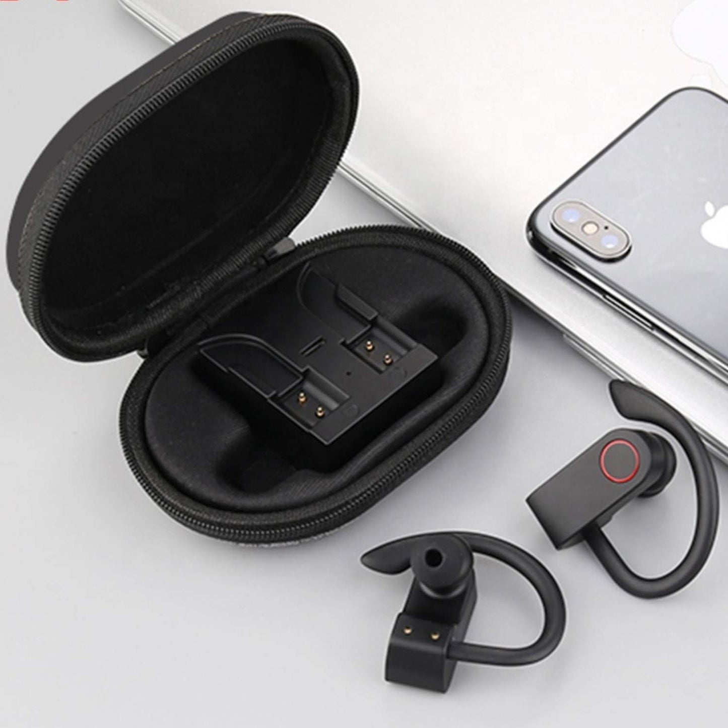 Fone Bluetooth TWS esportivo com proteção IPX5 e cancelamento de ruído da Vapto