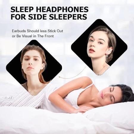 Fone Bluetooth TWS confortável para dormir com estojo e display LED da Vapto