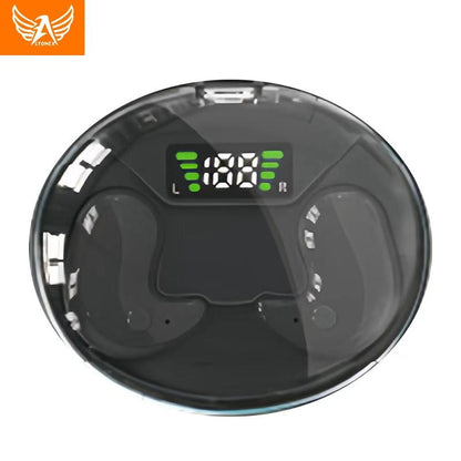 Fone Bluetooth TWS confortável para dormir com estojo e display LED da Vapto