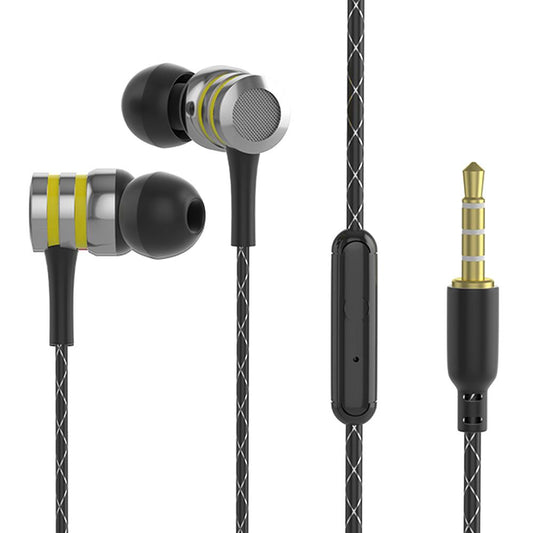Fone de ouvido com fio intra-auricular com driver híbrido e graves potentes da Vapto