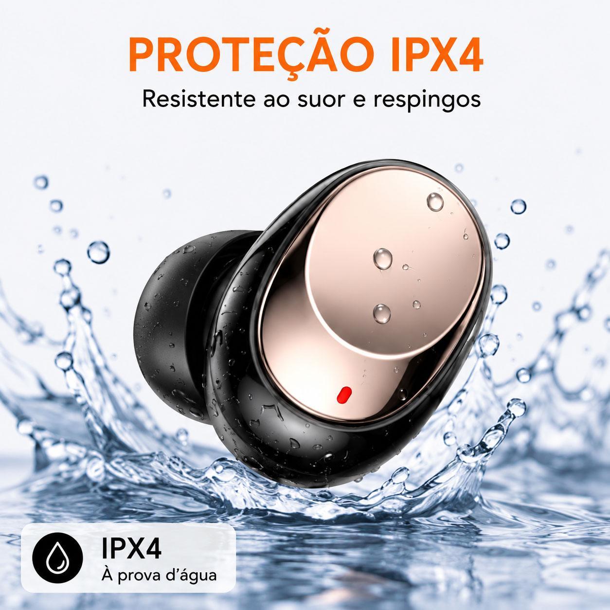 Fone Eletro Bluetooth resistente à água da Vapto