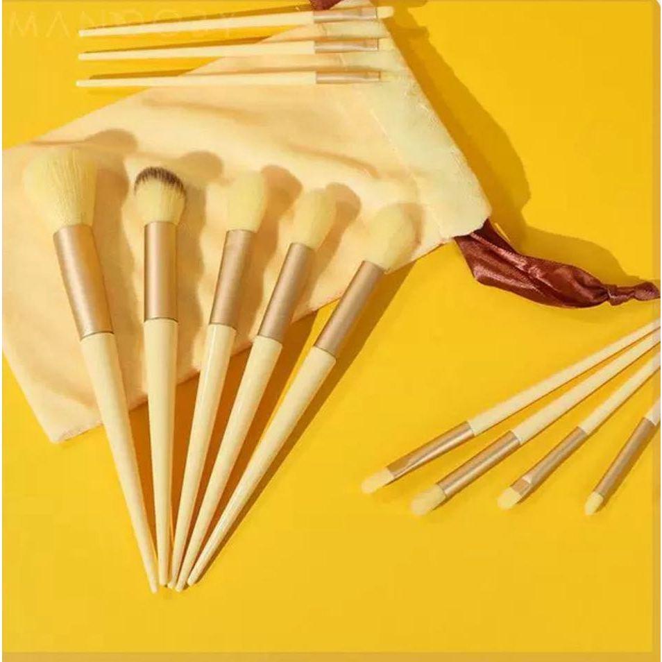 Kit profissional com 13 pincéis de maquiagem para contorno da Vapto