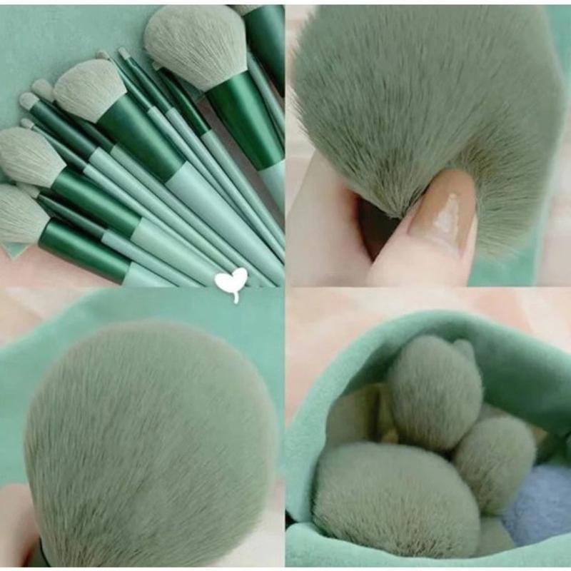 Kit profissional com 13 pincéis de maquiagem para contorno da Vapto