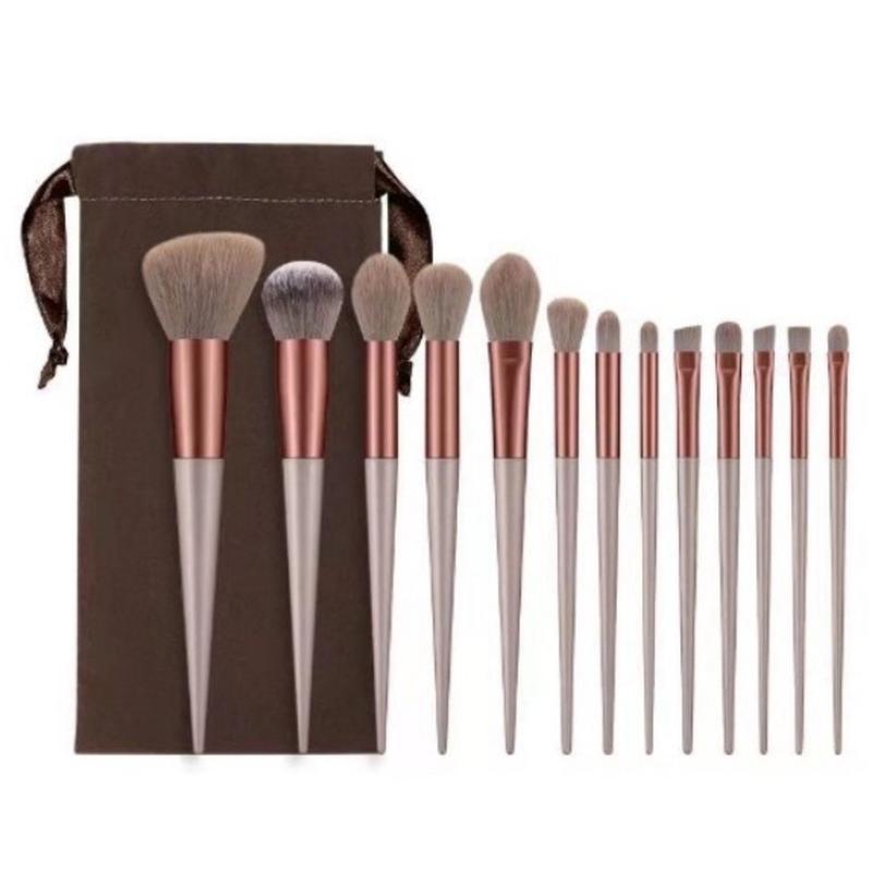 Kit profissional com 13 pincéis de maquiagem para contorno da Vapto