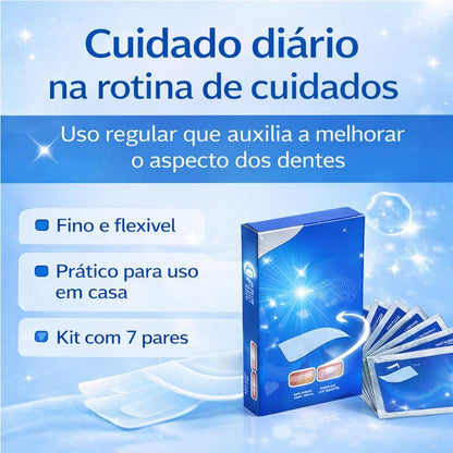 Kit de clareamento dental com moldeira para deixar os dentes mais brancos da Vapto