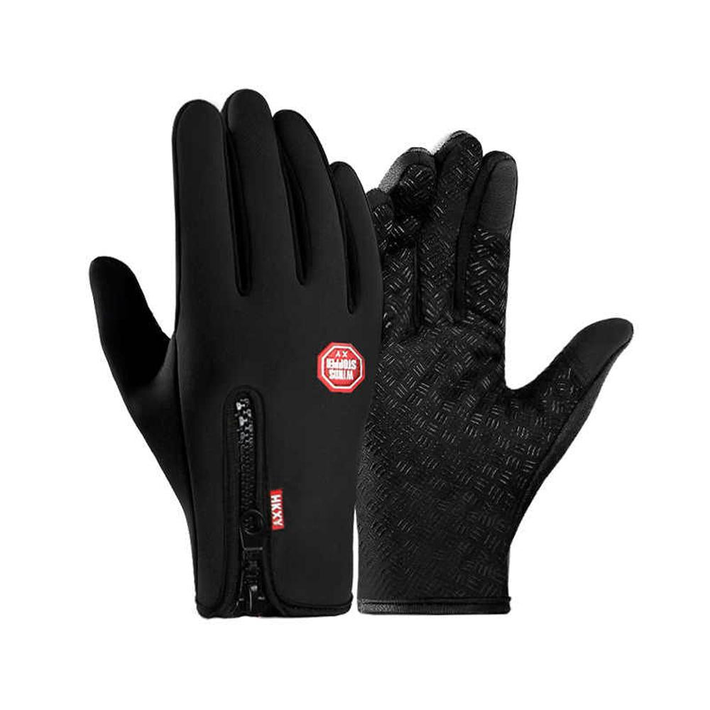 Luva térmica reforçada para ciclismo com proteção corta-vento e toque na tela da Vapto