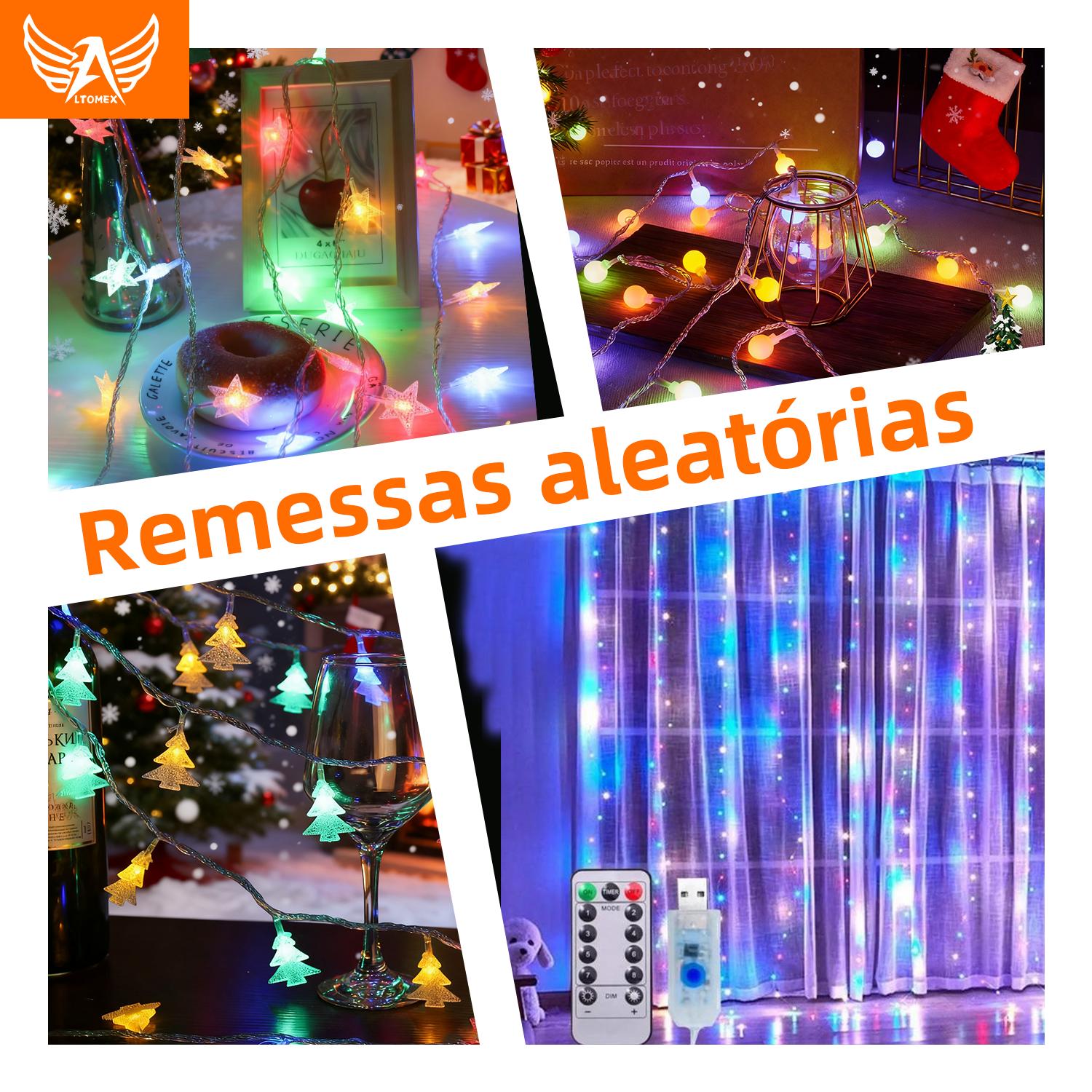 Luzes LED decorativas em formato de cortina para paredes e ambientes da Vapto