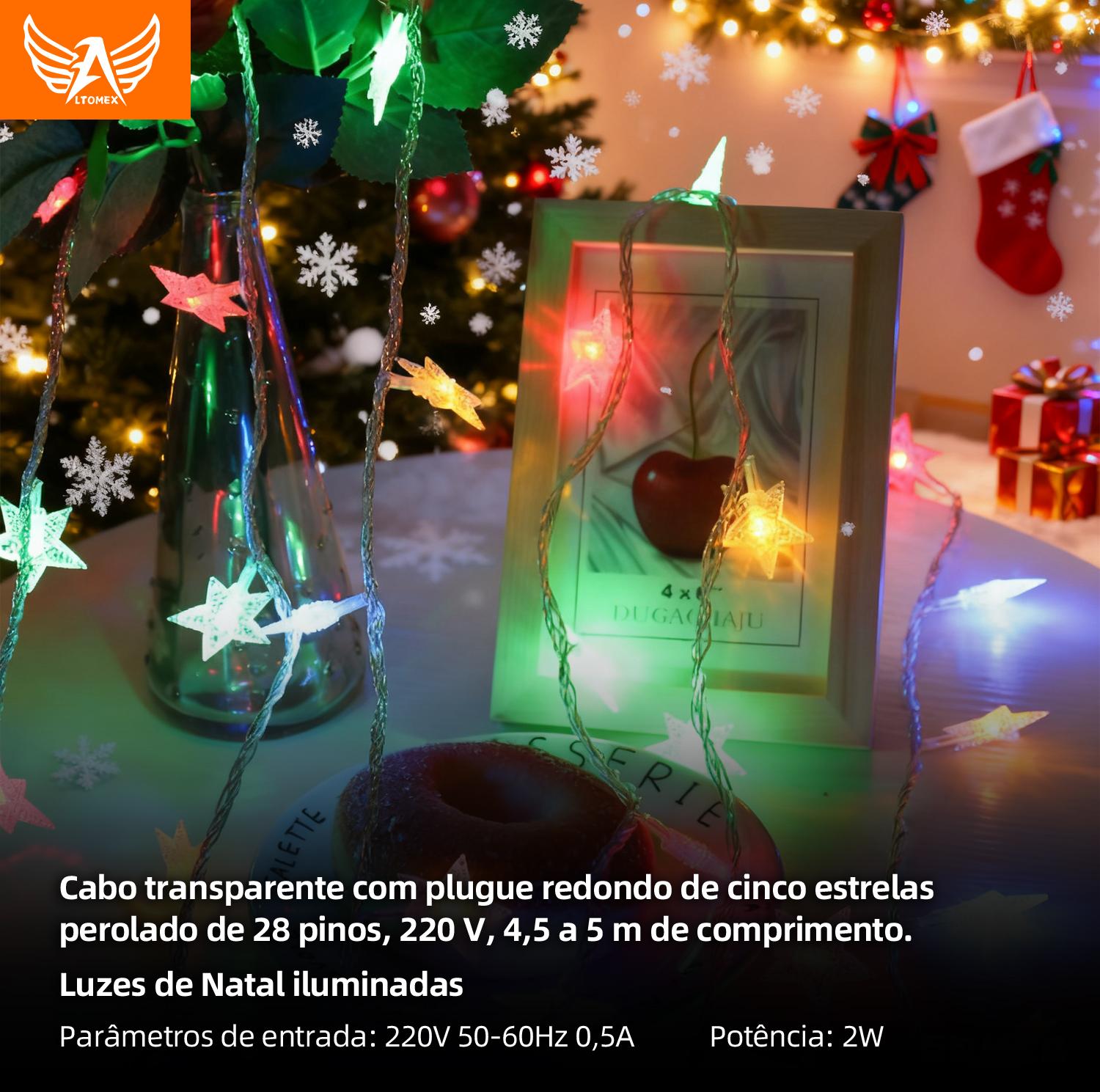 Luzes LED decorativas em formato de cortina para paredes e ambientes da Vapto