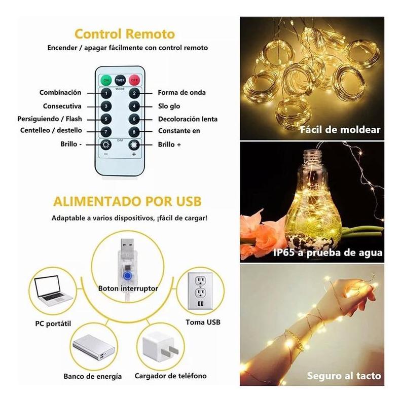 Luzes LED decorativas em formato de cortina para paredes e ambientes da Vapto