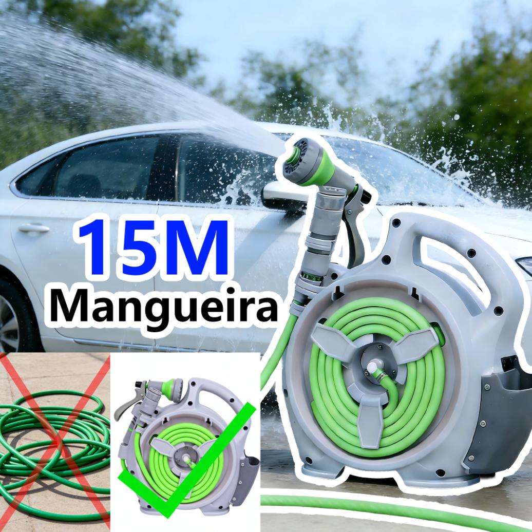 Mangueira de jardim flexível com esguicho ajustável e 7 modos de jato da Vapto
