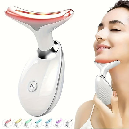 Massageador de pescoço com função antirrugas e luz LED da Vapto
