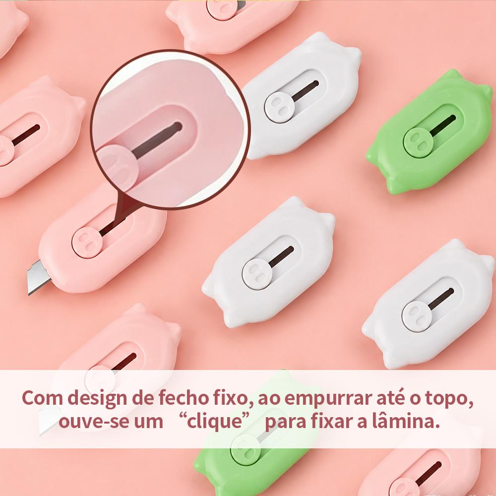 Mini estilete portátil para cortar papel no escritório da Vapto