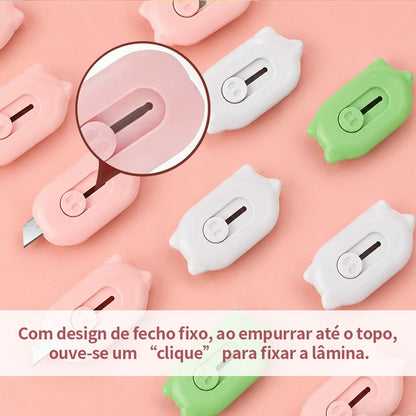 Mini estilete portátil para cortar papel no escritório da Vapto