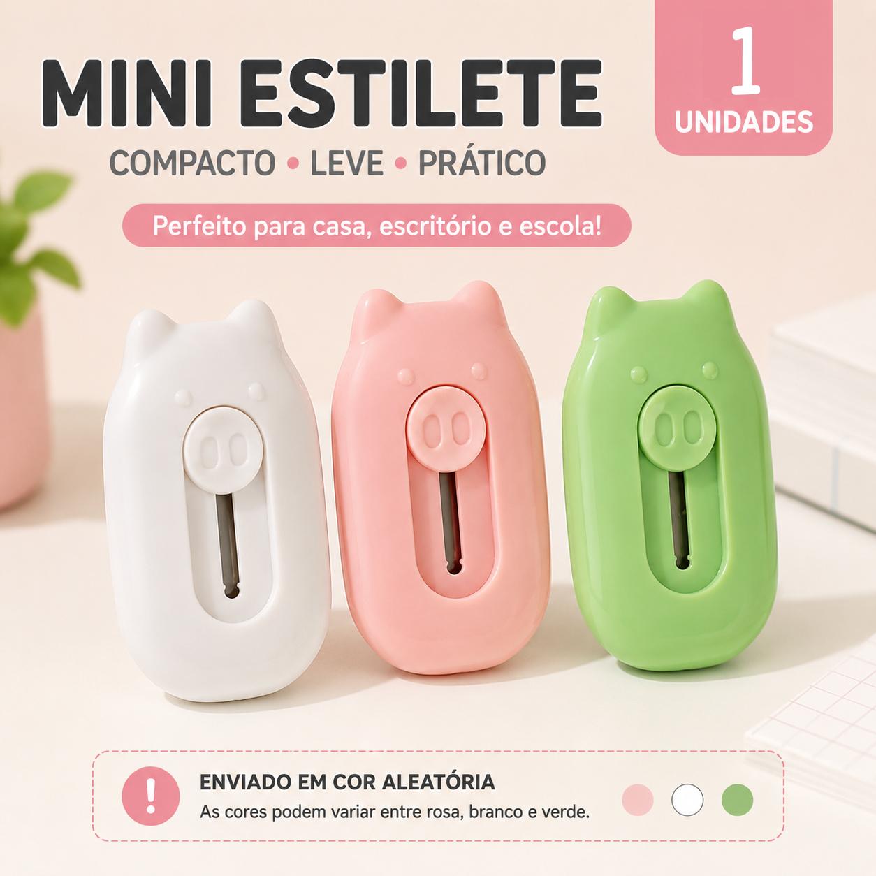 Mini estilete portátil para cortar papel no escritório da Vapto
