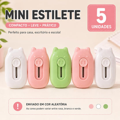 Mini estilete portátil para cortar papel no escritório da Vapto