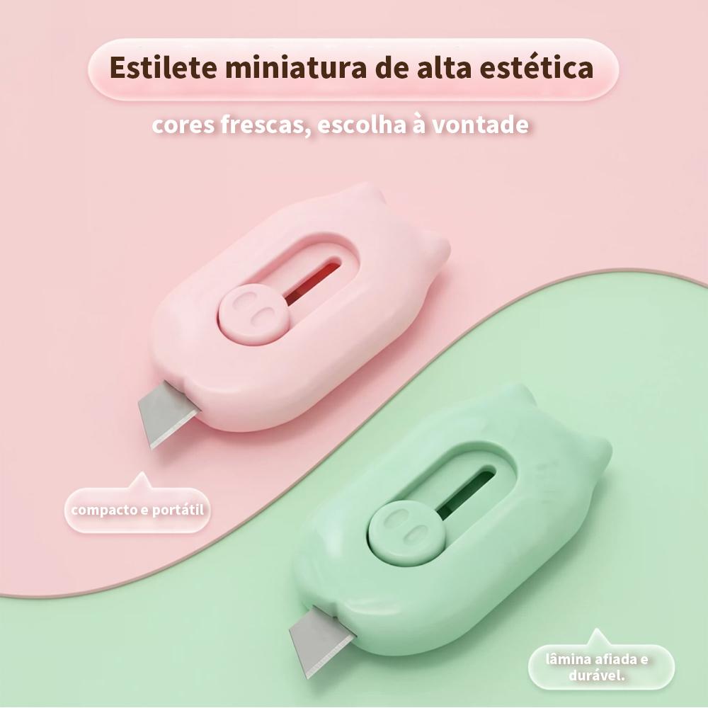 Mini estilete portátil para cortar papel no escritório da Vapto