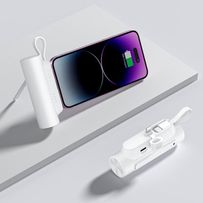 Mini power bank portátil de 5.000 mAh com suporte para celular da Vapto