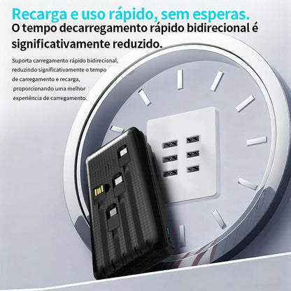 Power bank portátil de 20.000 mAh com carregamento rápido da Vapto