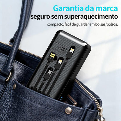 Power bank portátil de 20.000 mAh com carregamento rápido da Vapto