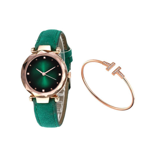 Relógio feminino elegante com detalhes de diamante da Vapto