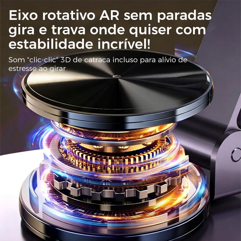 Suporte ajustável de alumínio com rotação de 360 graus para celular e tablet da Vapto