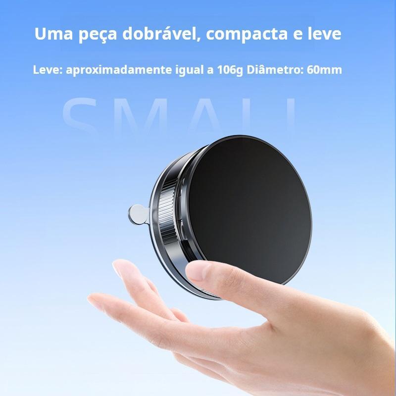 Suporte magnético com ventosa dupla face para celular no carro da Vapto