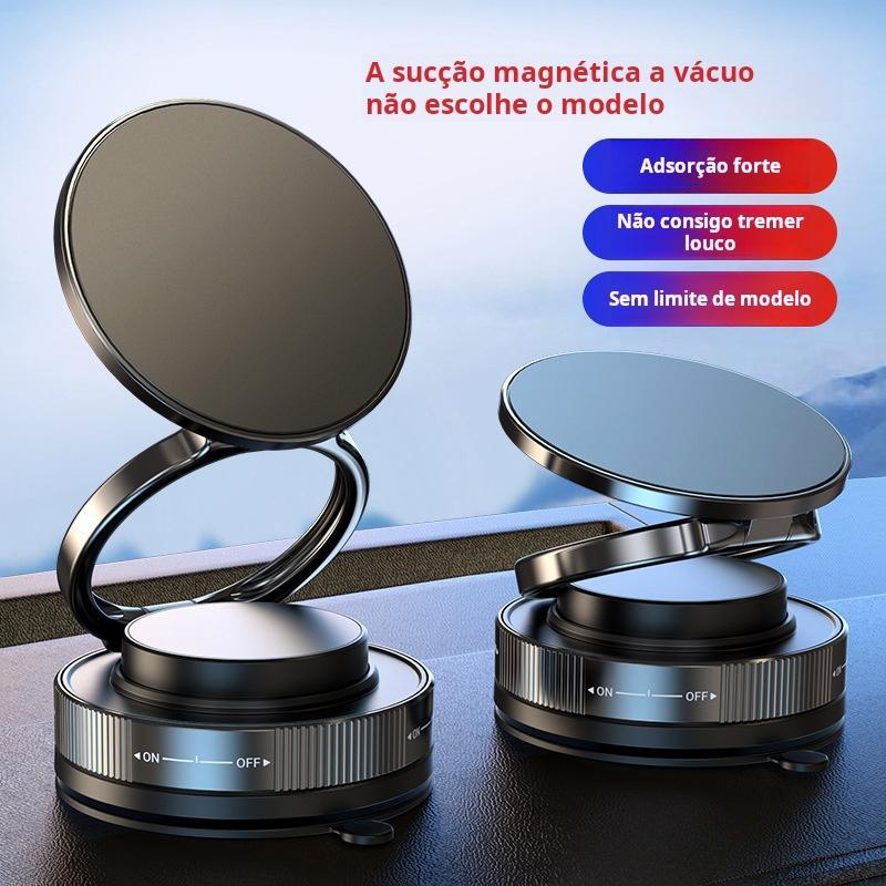 Suporte magnético com ventosa dupla face para celular no carro da Vapto