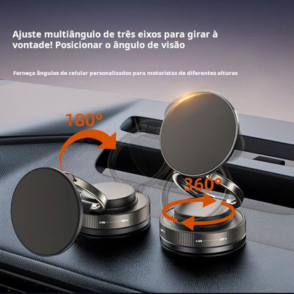 Suporte magnético com ventosa dupla face para celular no carro da Vapto
