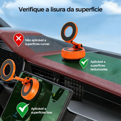 Suporte magnético para celular no carro com ventosa da Vapto