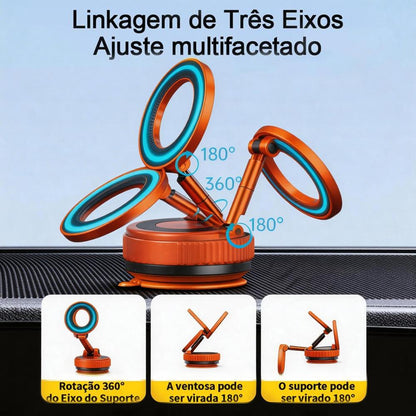 Suporte magnético para celular no carro com ventosa da Vapto