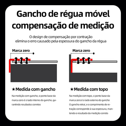 Trena de aço inoxidável resistente para medições precisas da Vapto